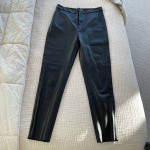 Zara faux leather pants
